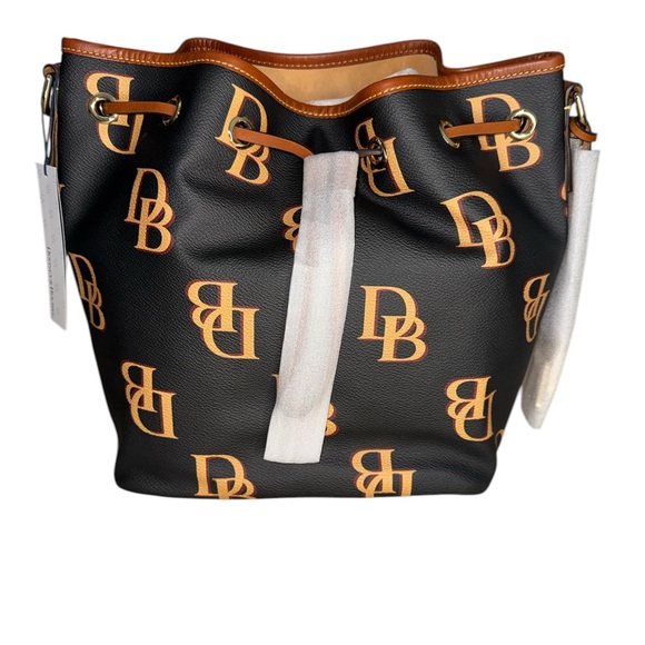 NWT Dooney & Bourke Charcoal Bucket Bag - Picture 2 of 10